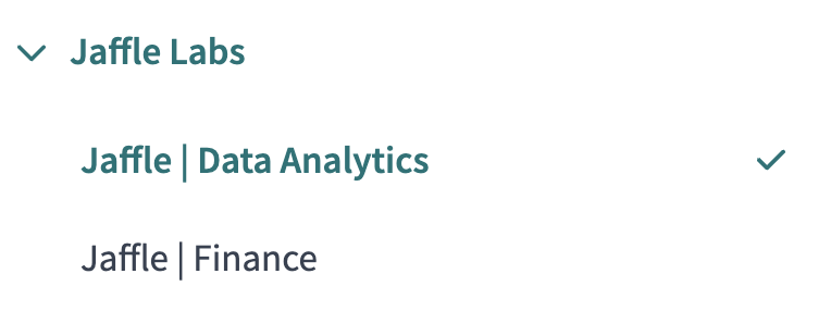 Create two new dbt Cloud projects named 'Jaffle | Data Analytics' and 'Jaffle Finance' 